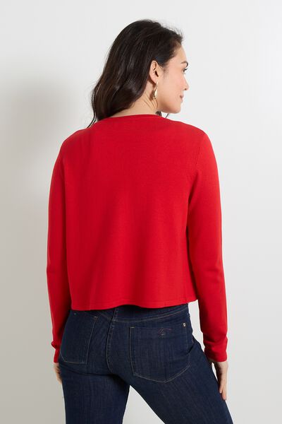 Gilet col V femme