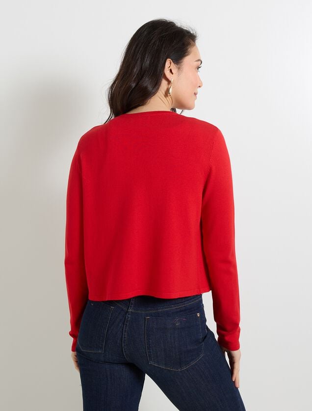 Gilet col V femme