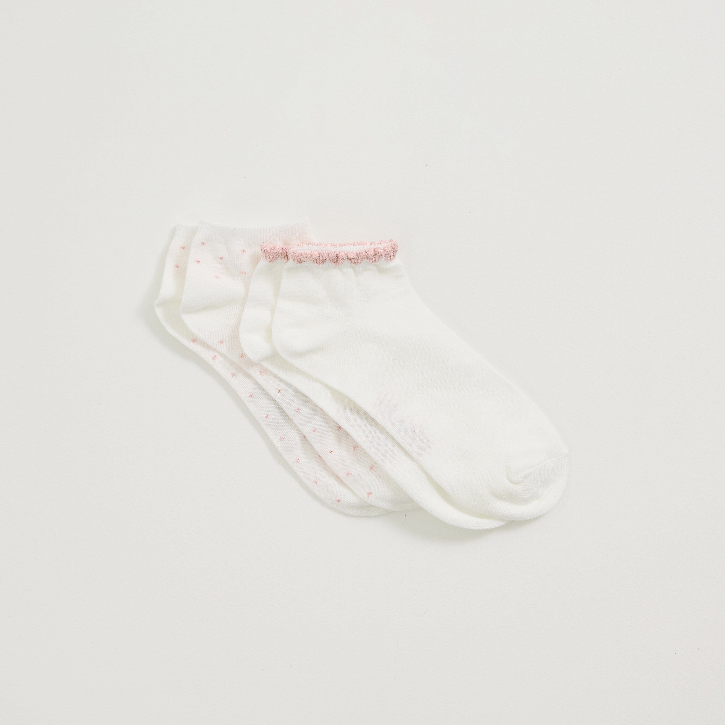 Lot de 2 paires de socquettes femme