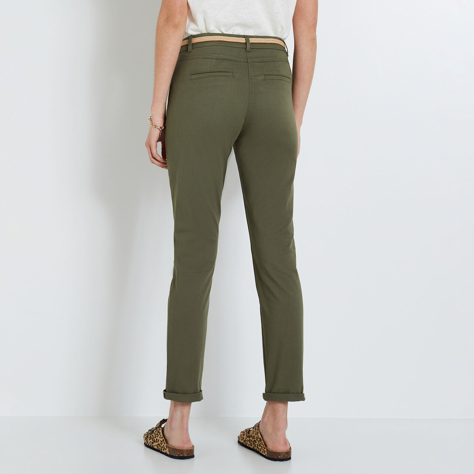 Pantalon chino femme