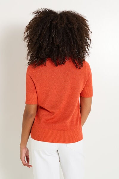 Pull manches courtes femme