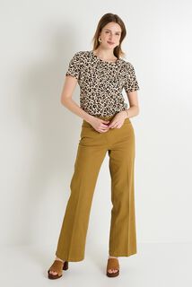T-shirt imprimé léopard femme