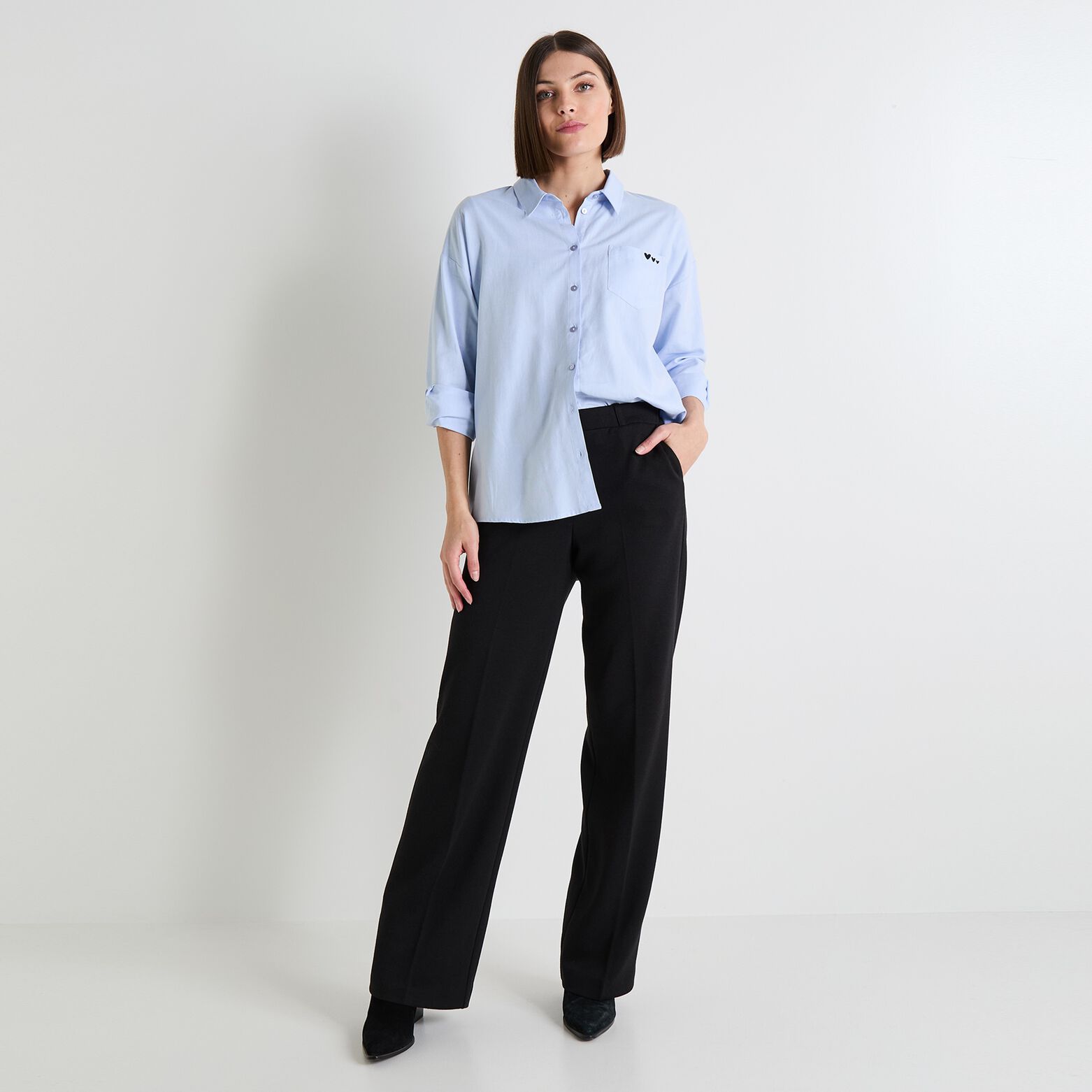 Pantalon en maille femme