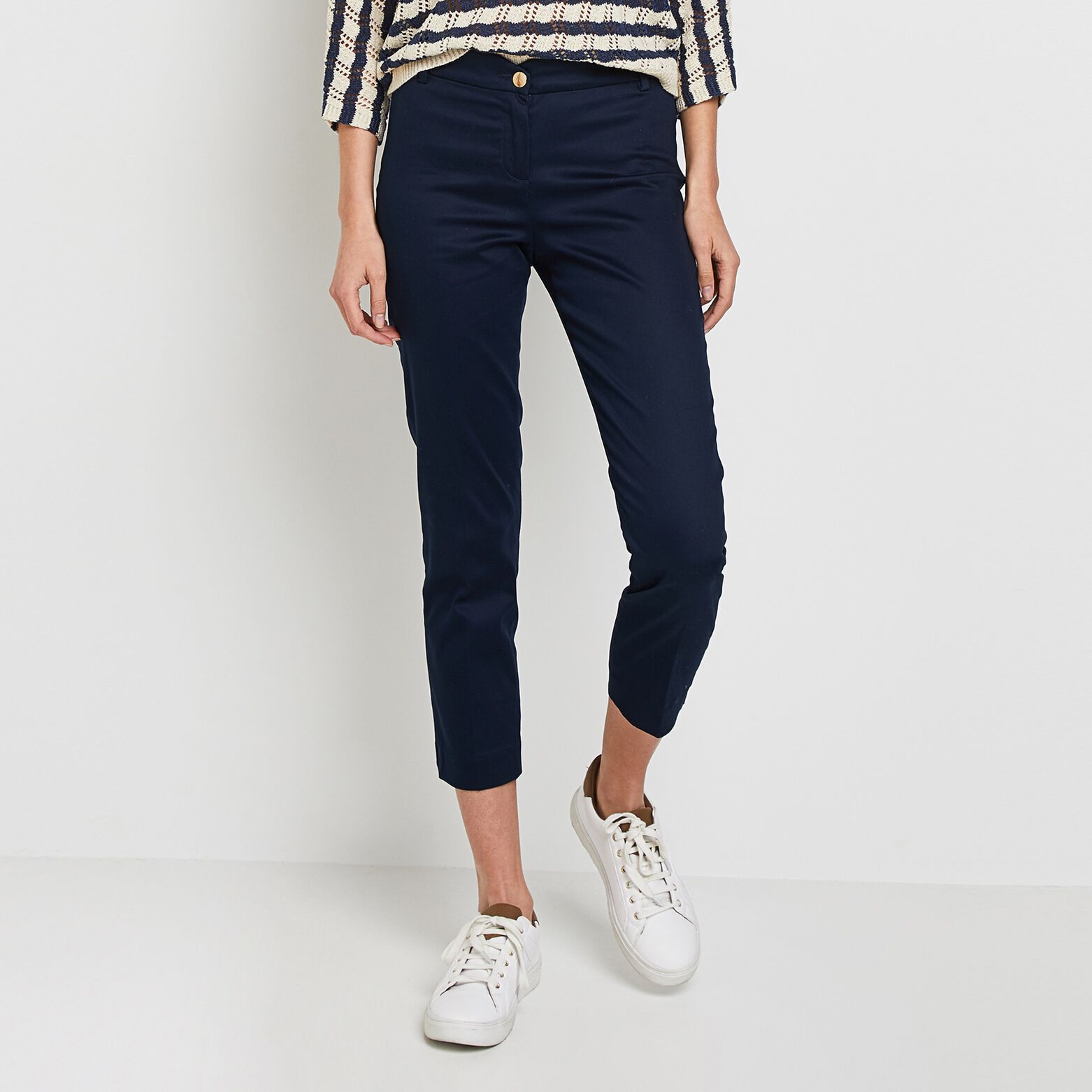 Pantalon raccourci femme