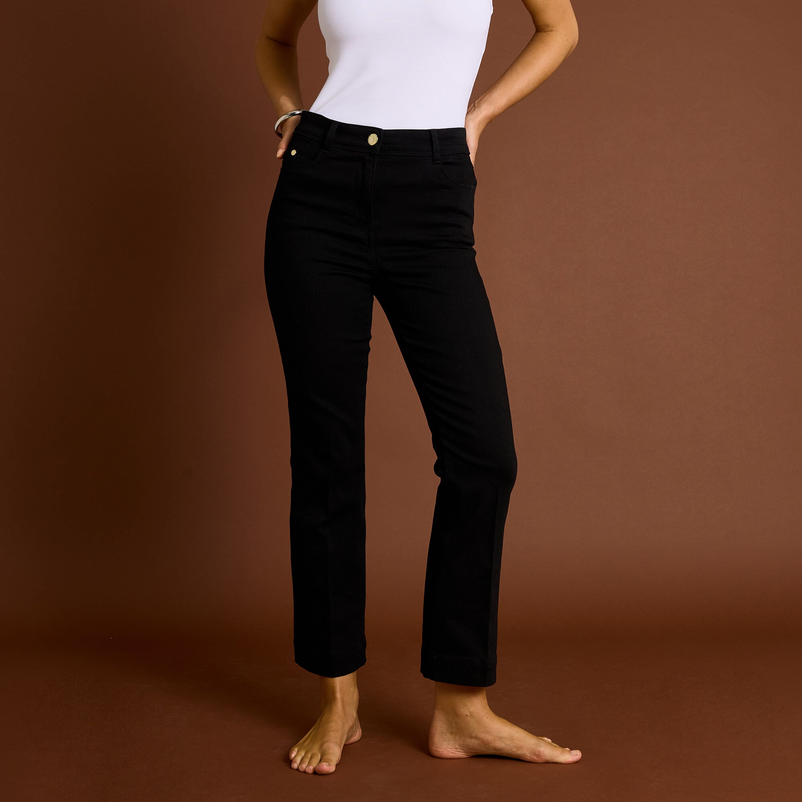Jean bootcut raccourci TROPEZ RB02 femme