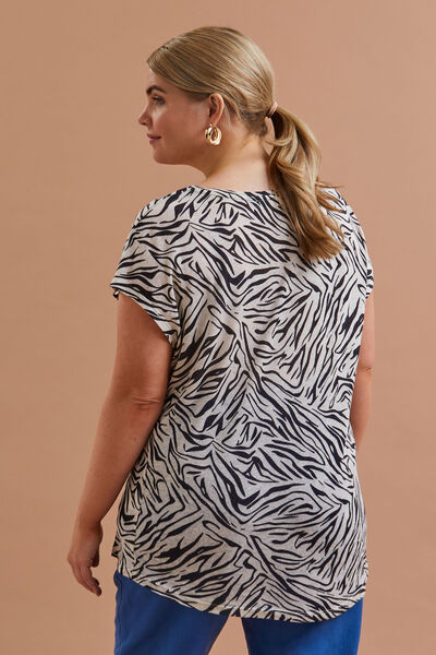 Tshirt viscose et lin femme
