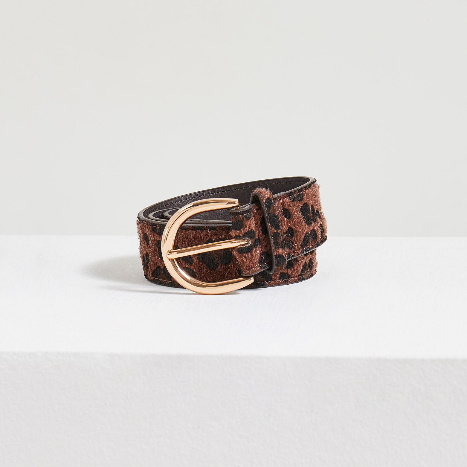 Ceinture léopard femme
