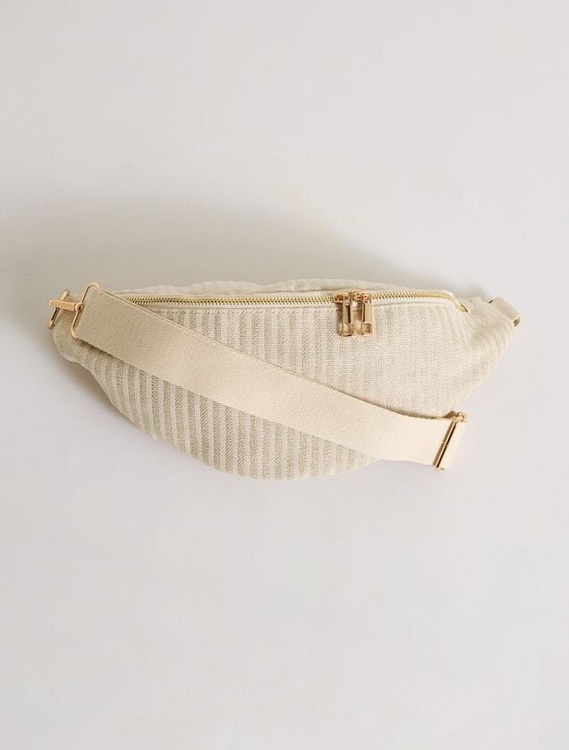 Sac banane rayé femme