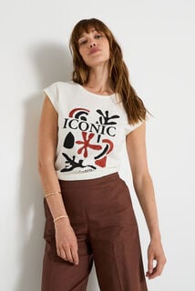 T-shirt col rond femme