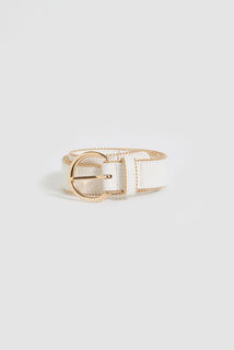 Ceinture bords perlés femme