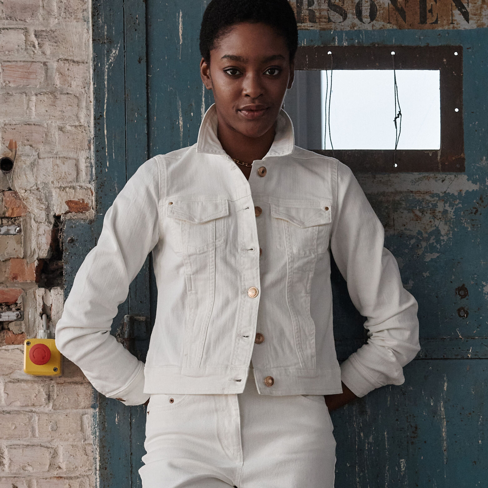 Veste en jean femme