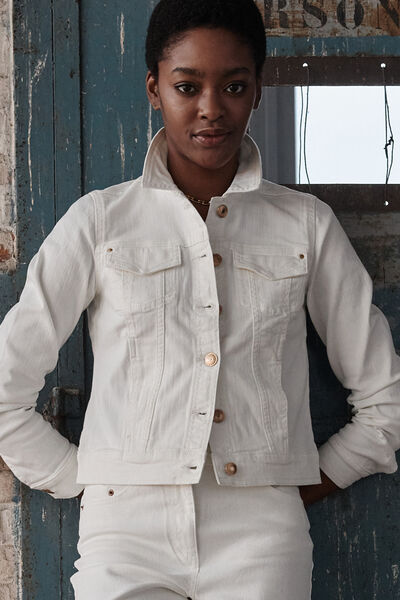 Veste en jean femme