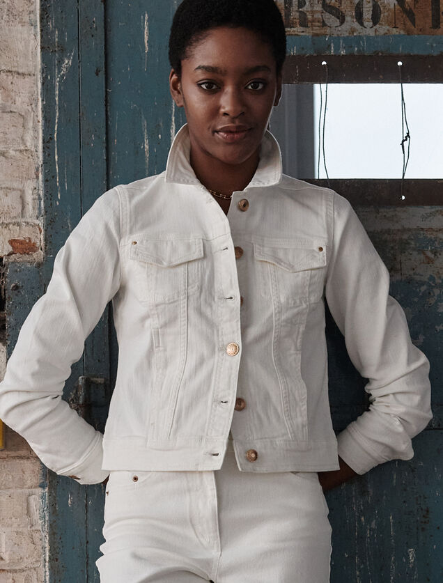 Veste en jean femme