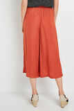 Pantalon large raccourci femme