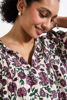 Blouse imprimé fleuri femme