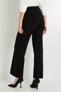 Pantalon large en maille femme