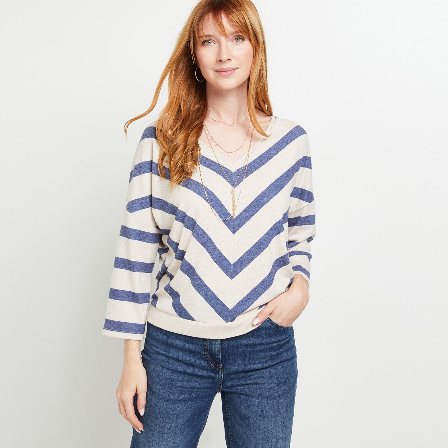 T-shirt à rayures femme