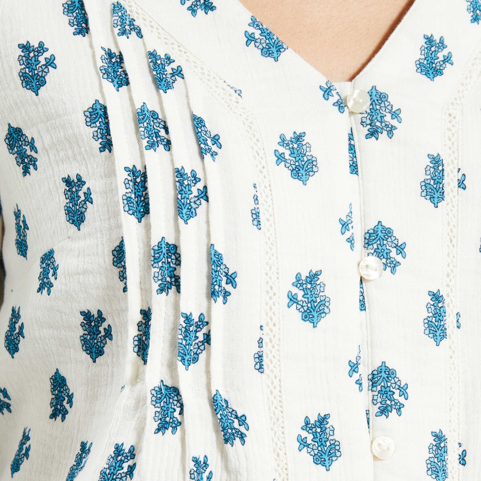 Chemise imprimée femme