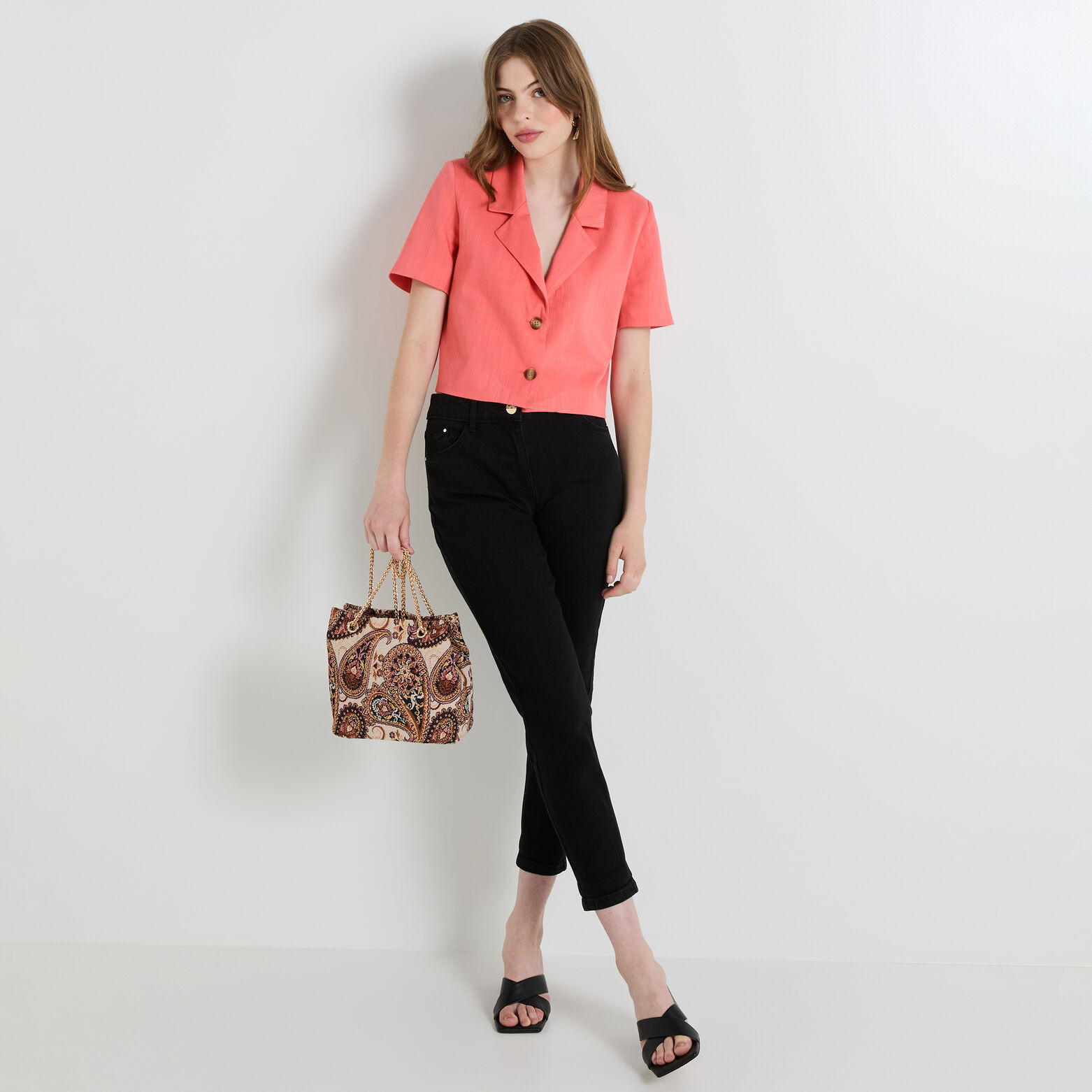 Veste blazer courte femme