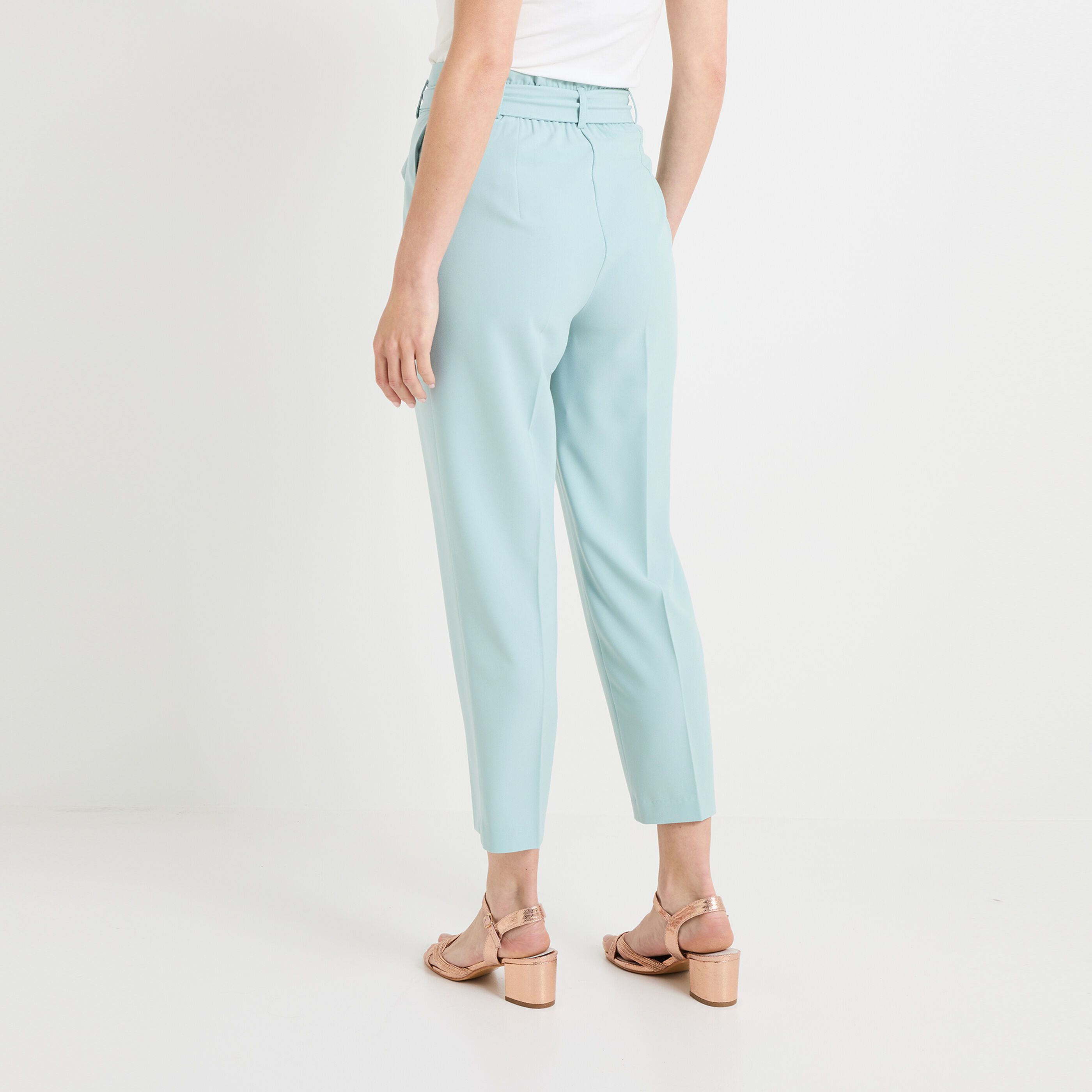 Pantalon cigarette femme