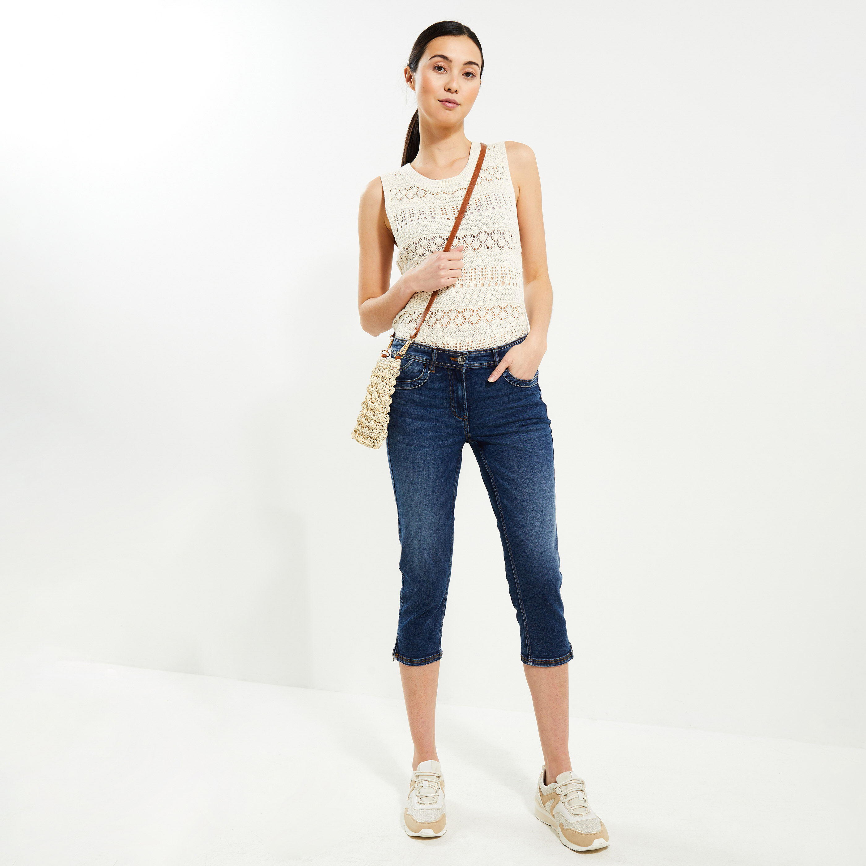 Corsaire jean CAMBODIA femme