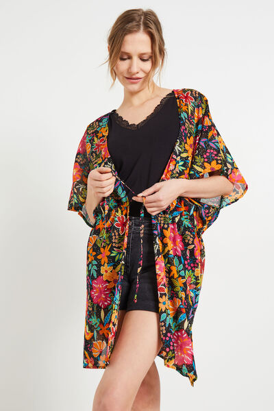 Paréo imprimé tropical femme