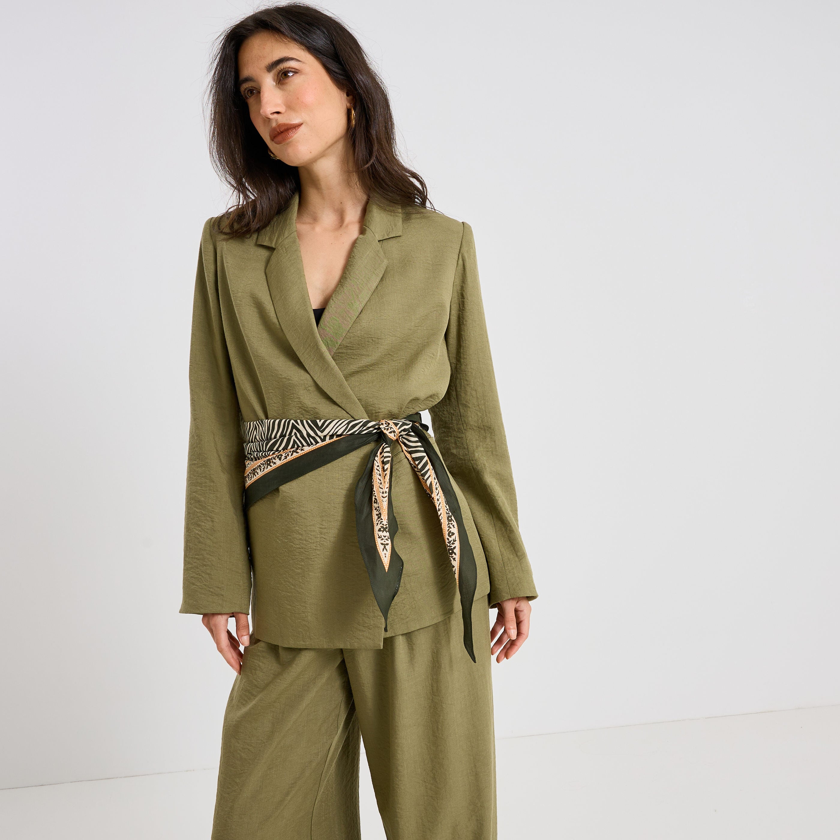 Blazer oversize double boutonnage femme