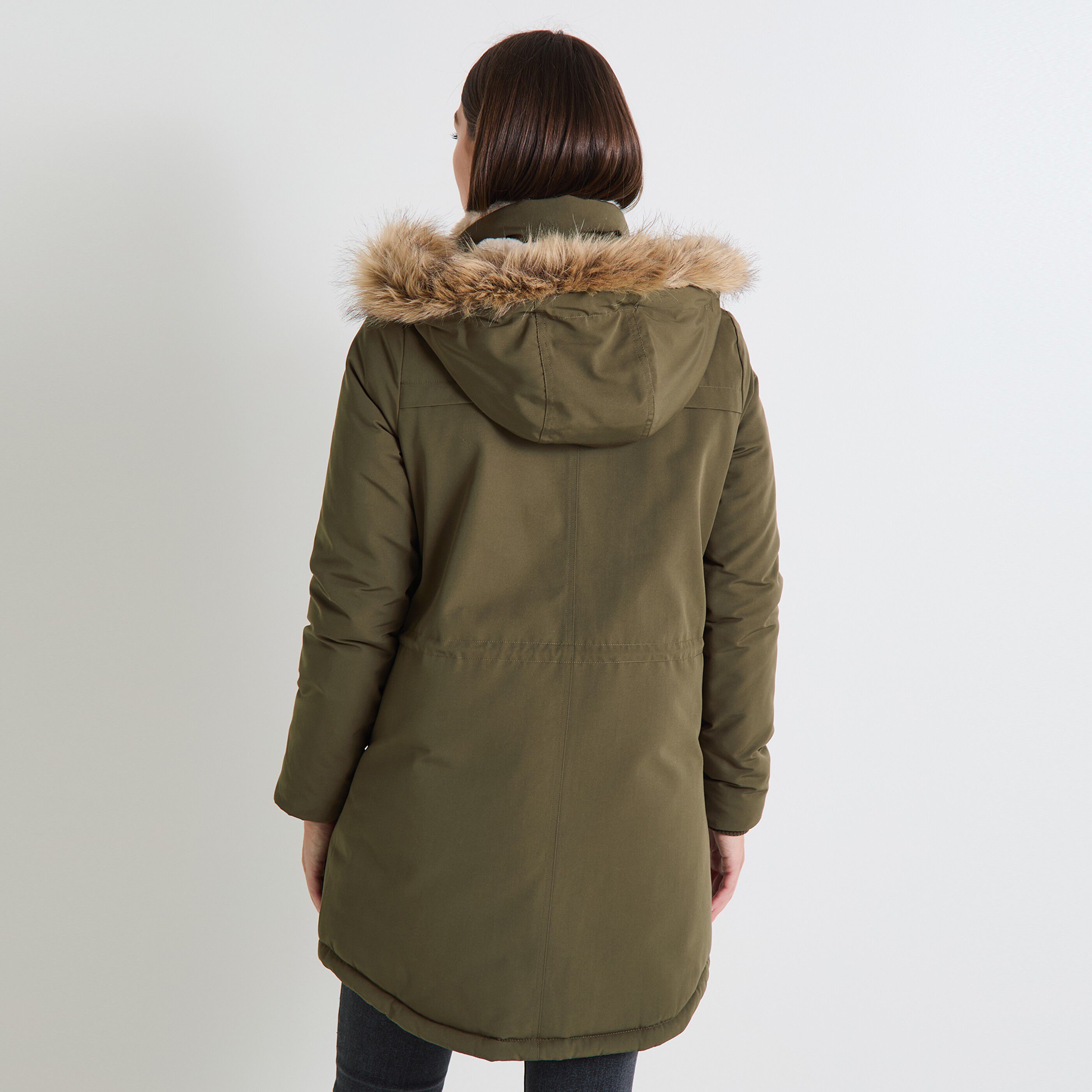 Parka capuche femme