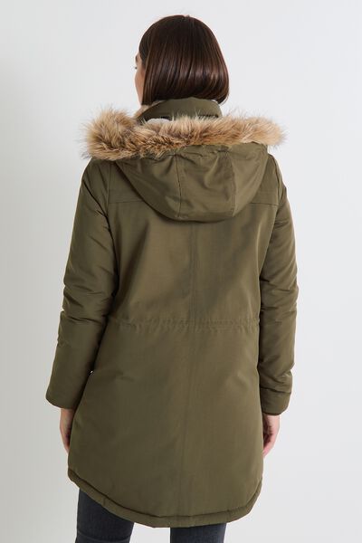 Parka capuche femme