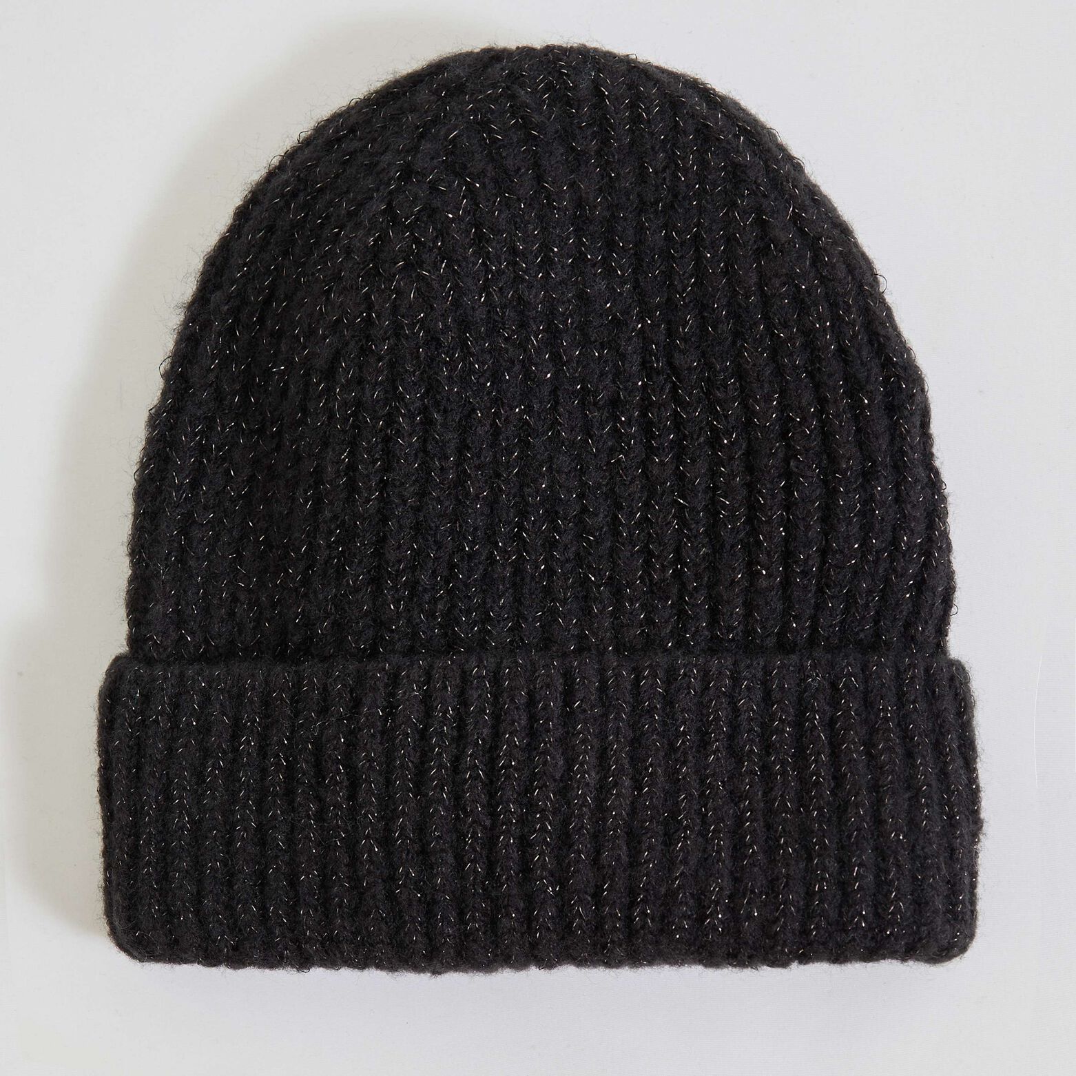 Bonnet côtelé femme