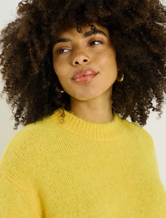 Pull manches courtes ample femme
