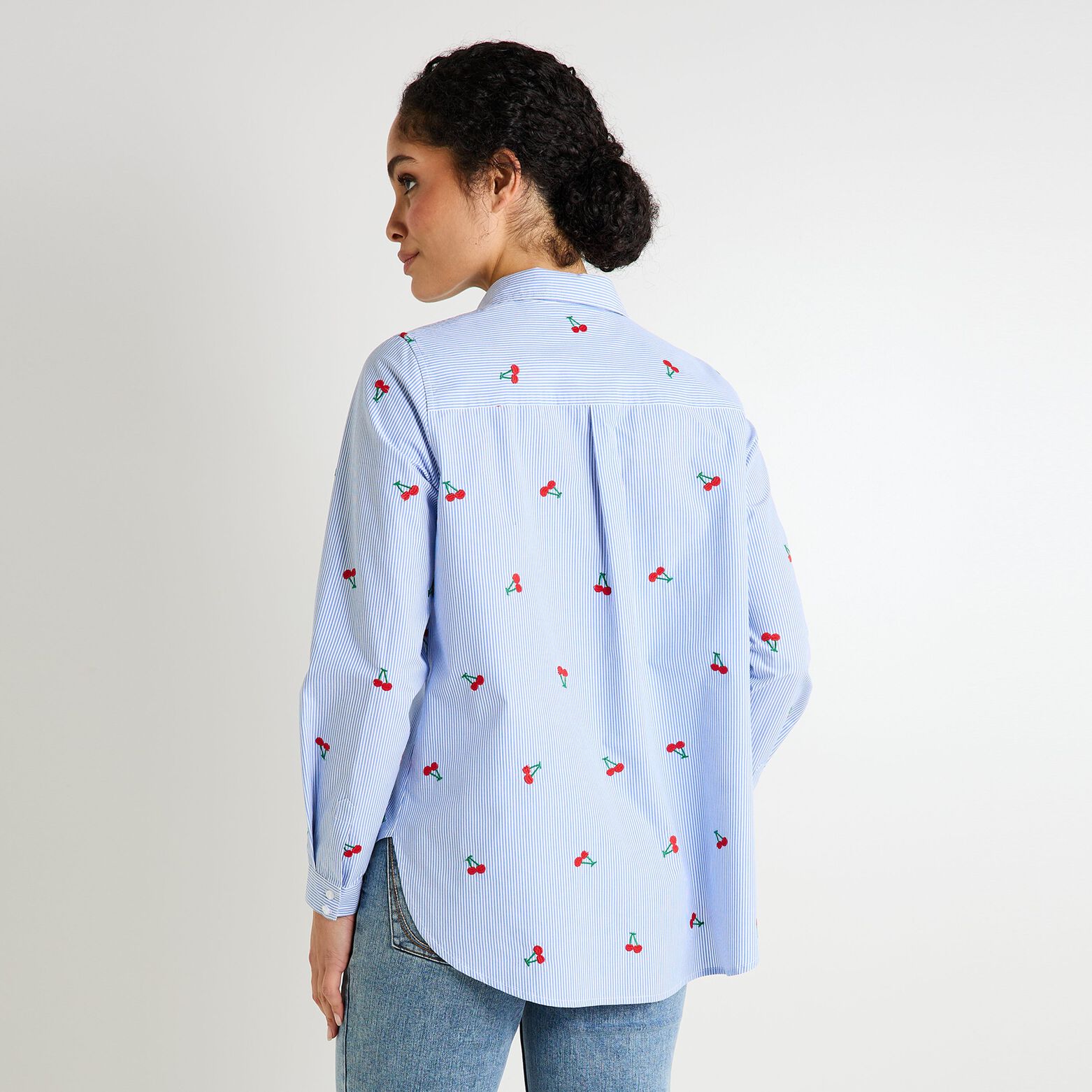 Chemise rayée femme