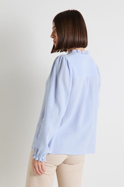 Chemise en gaze de coton femme