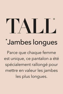 Pantalon tall large fluide femme