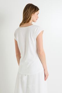 T-shirt col rond femme