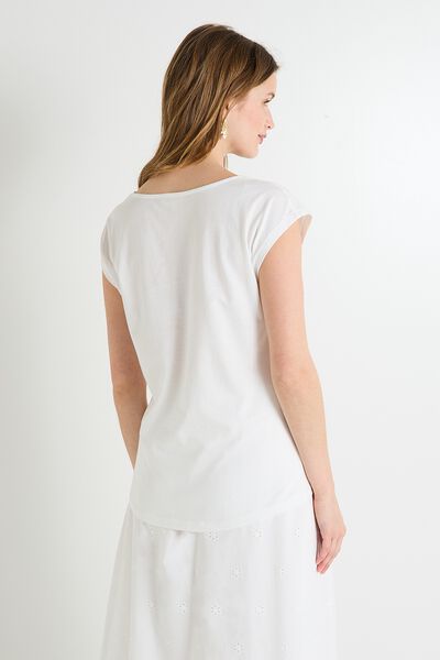 T shirt col rond femme