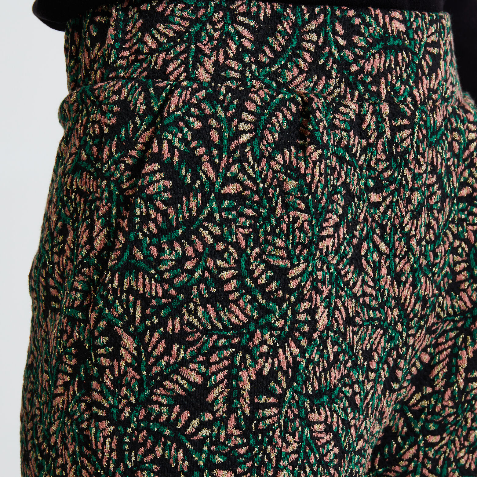Short jacquard femme