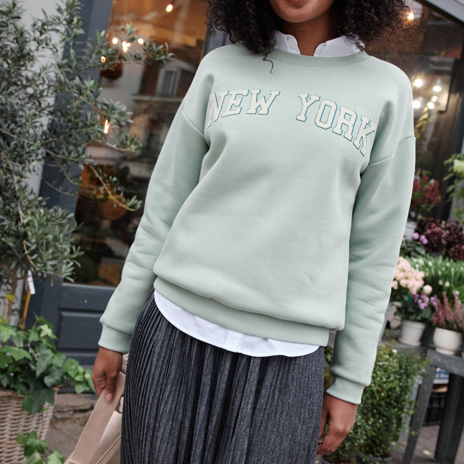 Sweat col rond femme