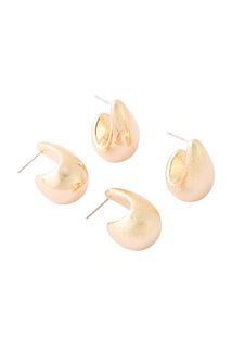 Set de 2 boucles d'oreilles gouttes