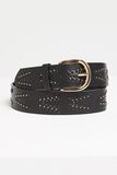 Ceinture large tressée femme