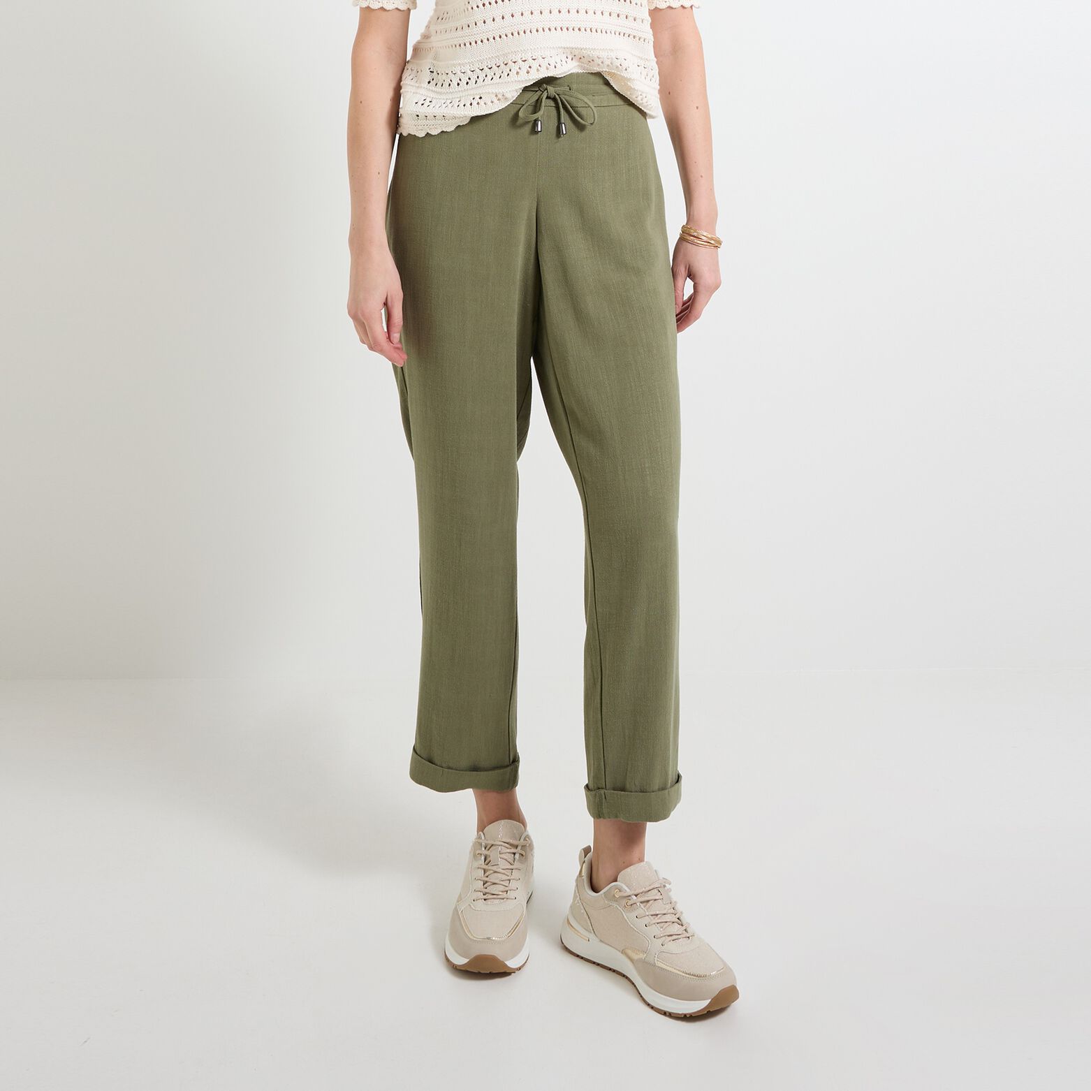 Pantalon fluide femme