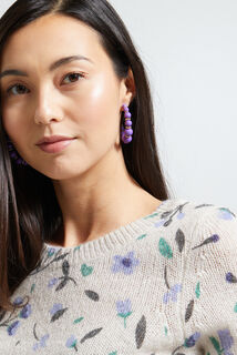 Pull fleuri femme