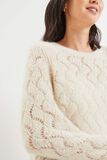 Pull maille ajourée femme 