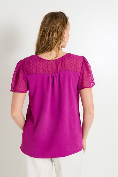 Blouse manches fantaisie femme