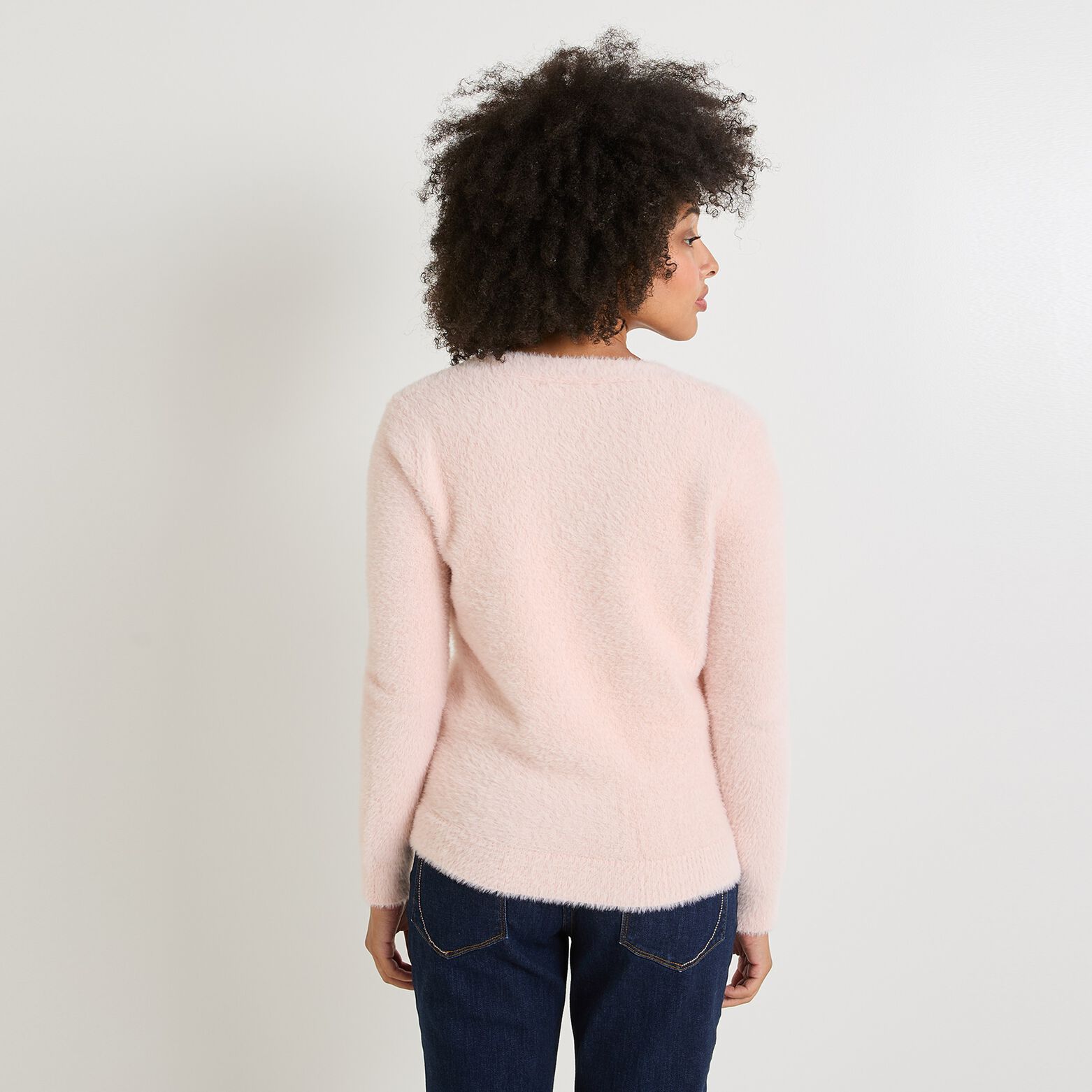 Gilet col V femme