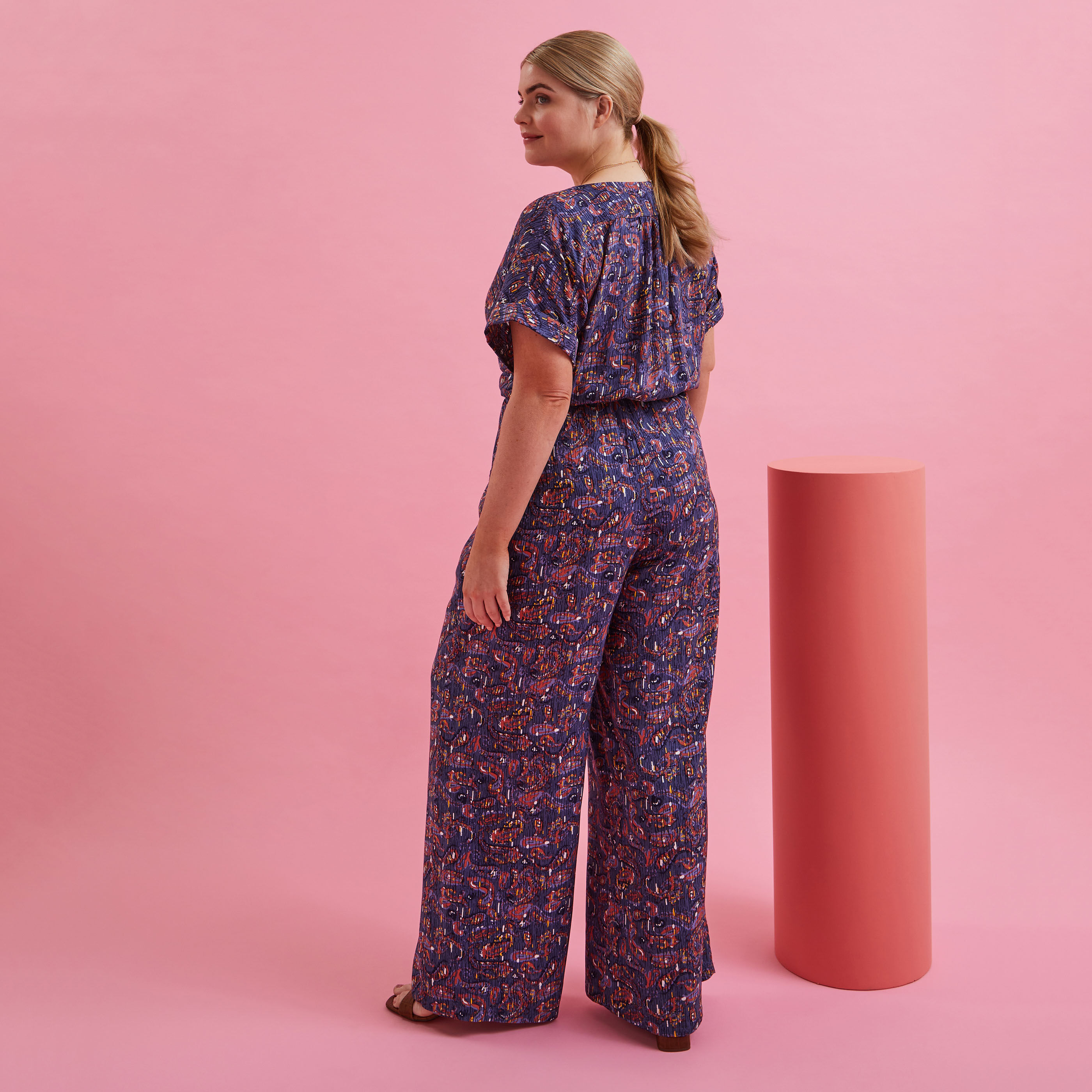 Combinaison imprim&eacute;e femme