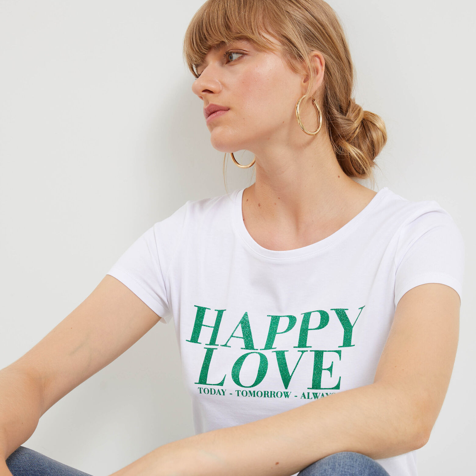 Tshirt message femme