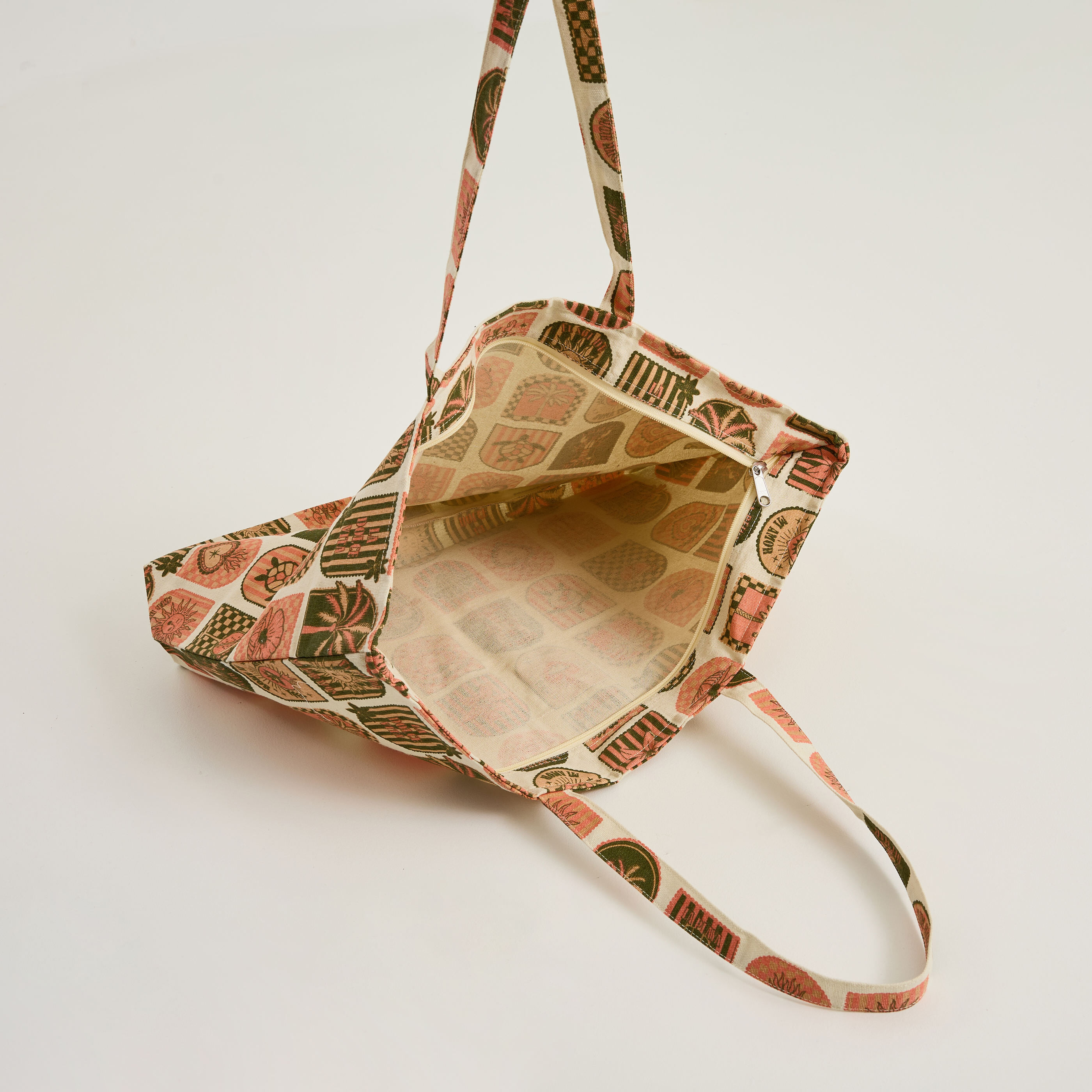 Tote bag imprim&eacute; graphique femme