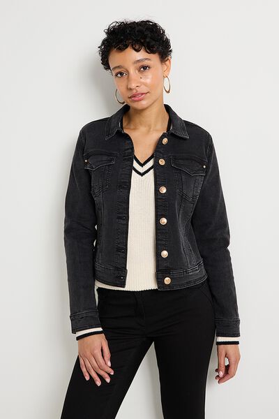 Veste en denim femme