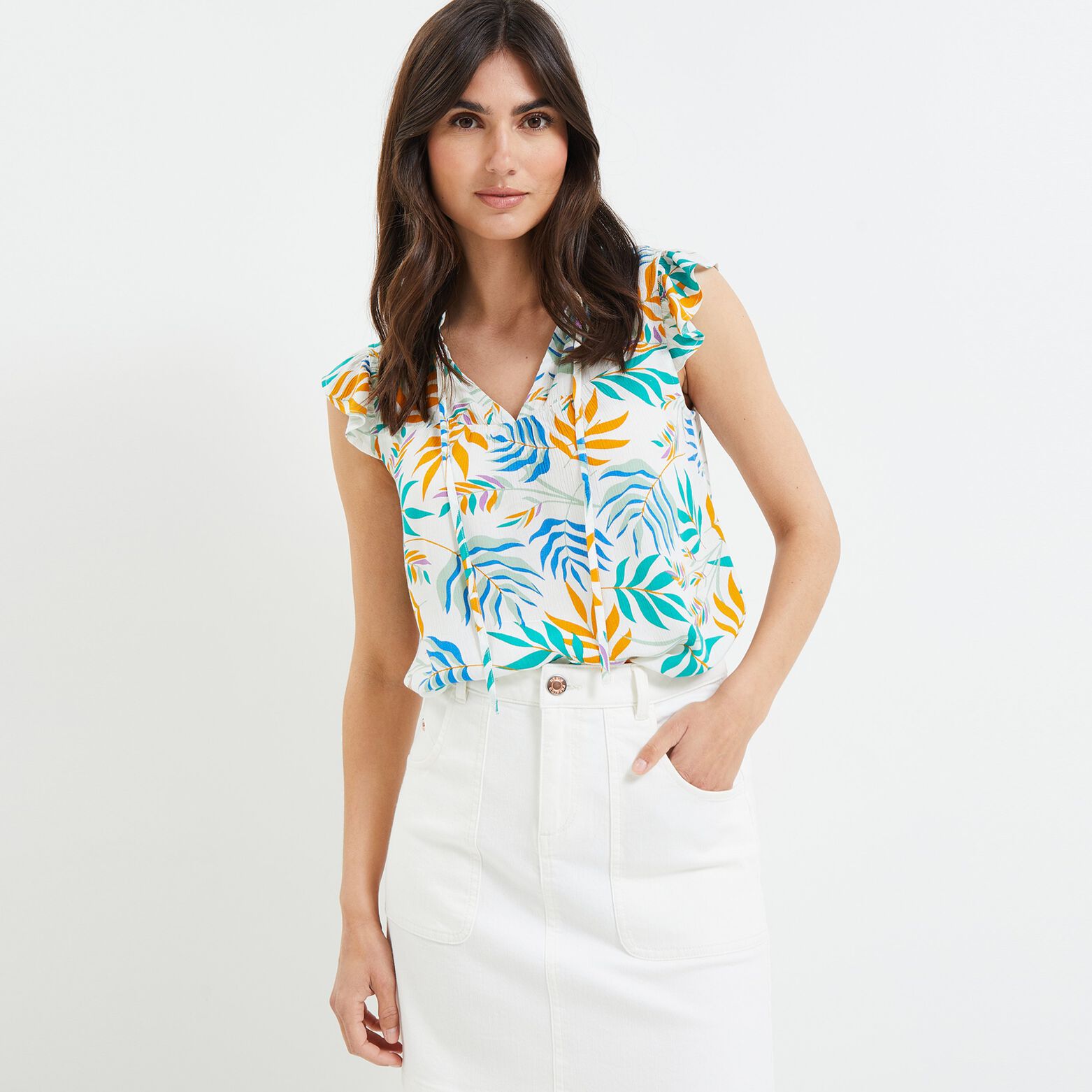 Blouse imprimée femme